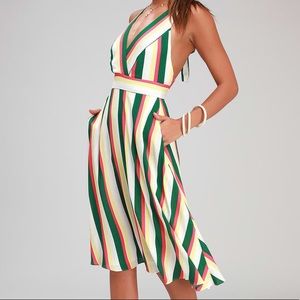 Lulu’s Halter Dress New With Tags Medium